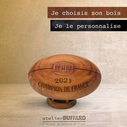 Ballon de Rugby Personnalisable -...